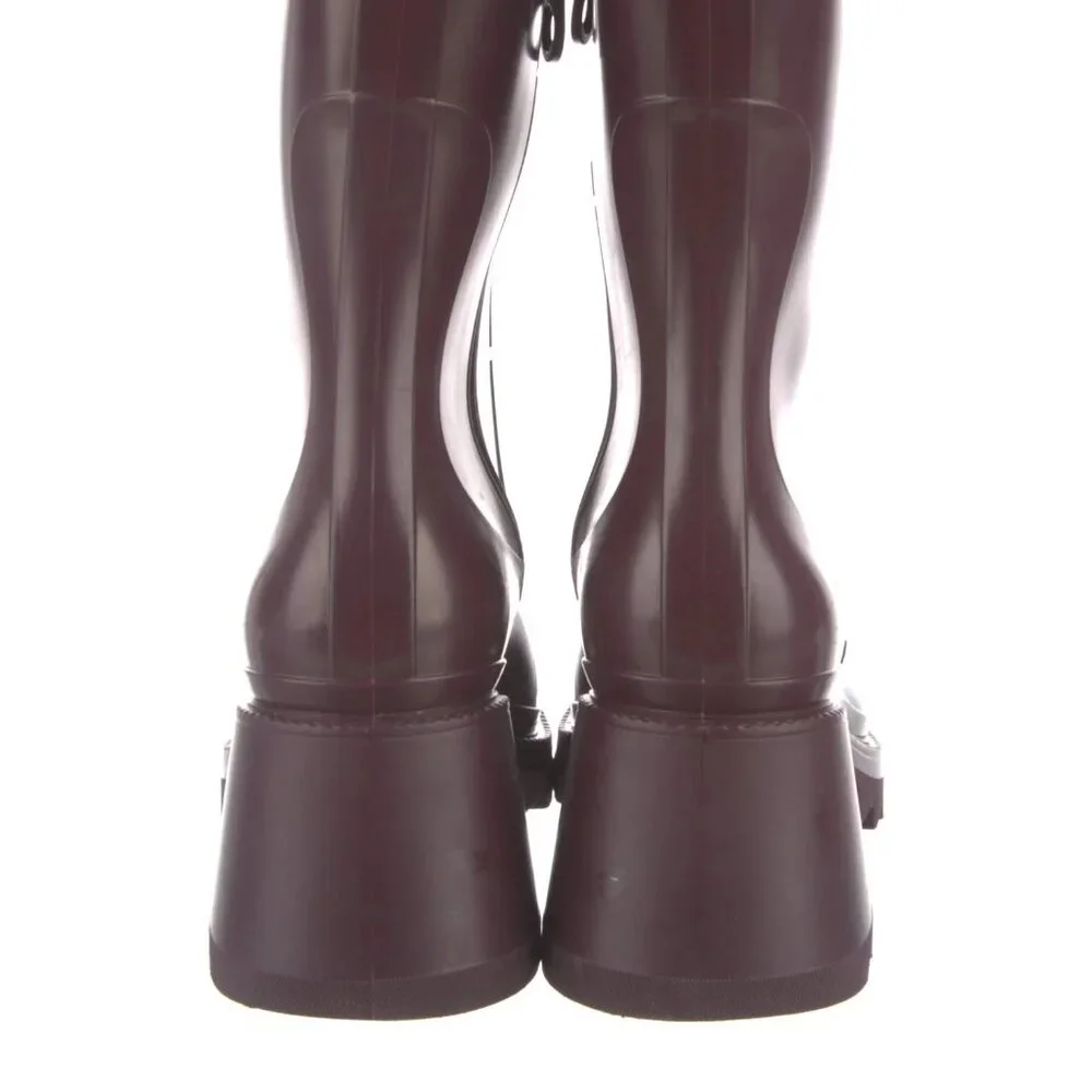 Chloé Rubber Rain Boots -  IT 40 - Picture 7 of 8
